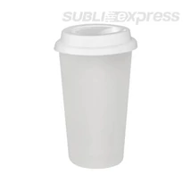 ECO pohár bögre fehér fedővel