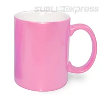 330 ml-es metál rózsaszín bögre