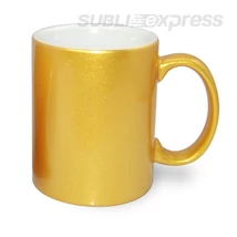330 ml-es metál arany bögre