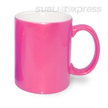 330 ml-es metál rózsaszín bögre