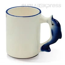 330 ml-es szublimációs bögre delfines