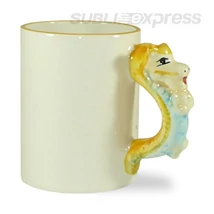 330 ml-es szublimációs bögre sárkányos