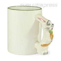 330 ml-es szublimációs bögre nyuszis