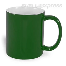 330 ml-es színváltós zöld bögre A+ osztály