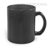 330 ml-es színváltós fekete üveg bögre