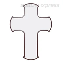 18,5 x 25 cm-es kereszt alakú szublimációs fotókeret