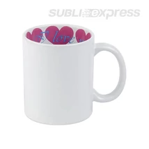 330 ml-es szublimációs bögre I love You feliratos belsővel A+ osztály