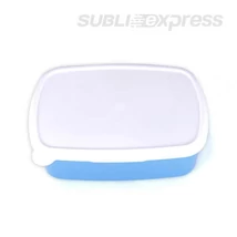 18 x 13 cm-es szublimációs műanyag doboz világoskék