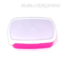 18 x 13 cm-es szublimációs műanyag doboz rózsaszín