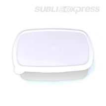18 x 13 cm-es szublimációs műanyag doboz fehér