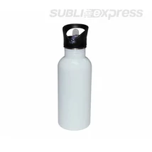 500 ml-es biciklis kulacs szájrésszel és szívószállal fehér