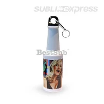 400 ml-es szublimációs turista kulacs palack alakú fehér