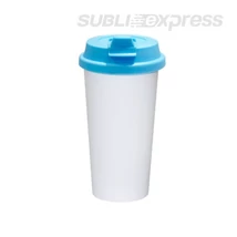 ECO pohár bögre kék fedővel