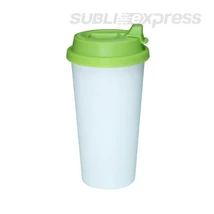 ECO pohár bögre világoszöld fedővel