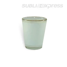 45 ml-es szublimációs üvegpohár arany csíkkal