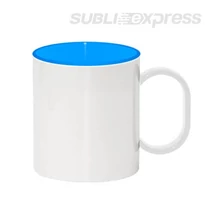 330 ml-es műanyag bögre kék belsővel