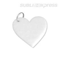 Szublimációs filc kulcstartó szív alakú