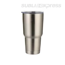 900 ml-es szublimációs termoszbögre ezüst színű