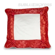 40 x 40 cm-es prémium minőségű párnahuzat piros