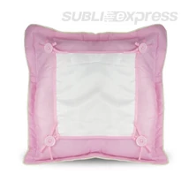 40 x 40 cm-es prémium minőségű párnahuzat világosrózsaszín