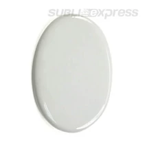 12,5 cm-es szublimációs ovális kerámia csempe