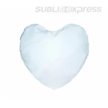 40 x 40 cm-es szublimációs poliészter párnahuzat szív alakú
