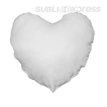 40 x 40 cm-es szublimációs poliészter párnahuzat szív alakú