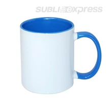 330 ml-es ECO bögre tengerkék füllel és belsővel 330 ml-es ECO bögre tengerkék füllel és belsővel