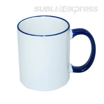 330 ml-es ECO bögre tengerészkék füllel