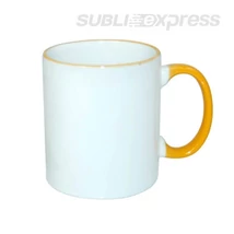 330 ml-es ECO bögre arany sárga füllel