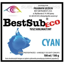 Szublimációs tinta - Best Sub Eco Cián 100 ml
