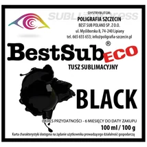 Szublimációs tinta - Best Sub Eco Fekete 100 ml