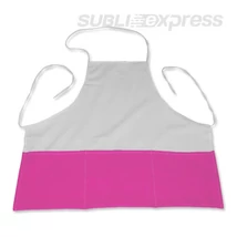 Szublimációs konyhai kötény rózsaszín