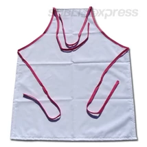 Szublimációs prémium konyhai kötény rózsaszín varrással