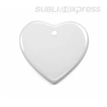 Szublimációs díszcsempe szív alakú