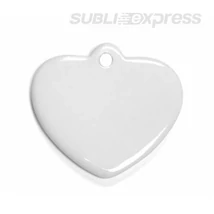 Szublimációs díszcsempe szív alakú