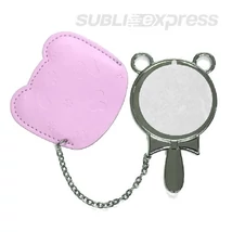 Szublimációs tükör kör alakú pink collection