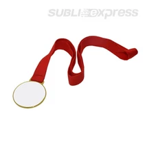 6 cm átmérőjű aranyérem - szublimációs felület 5 cm átmérőjű