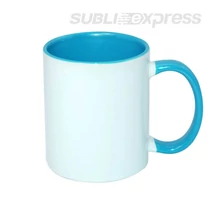 330 ml-es világoskék bögre JS bevonattal