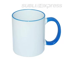 330 ml-es bögre tengerkék fül JS bevonattal