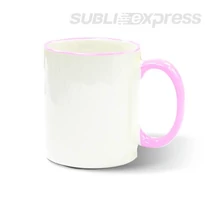 330 ml-es bögre rózsaszín fül JS bevonattal