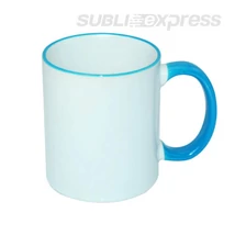 330 ml-es bögre világoskék fül JS bevonattal