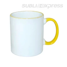 330 ml-es bögre sárga fül JS bevonattal