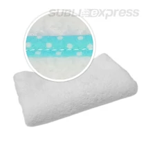 Szublimációs takaró türkiz fehér polka pöttyös szegéllyel