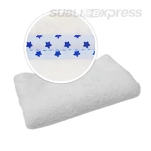 Szublimációs takaró kék csillagos szegéllyel