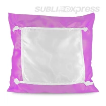 40 x 40 cm-es szublimációs Eco párnahuzat sötétrózsaszín