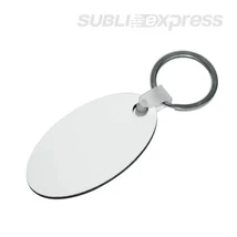 Szublimációs MDF kulcstartó ovális