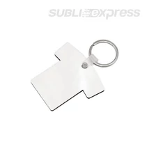 Szublimációs MDF kulcstartó póló alakú