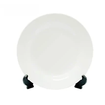 18 cm-es szublimációs tányér állvánnyal