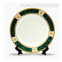 18 cm-es szublimációs tányér állvánnyal